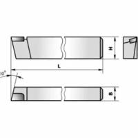 ХИЗ 171010-Т5К10-Л Резец проходной упорный прямой 25х16х140 Т5К10 левый
