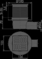 Душевой трап Alcaplast APV31