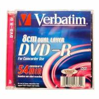 Компакт-диск Mini DVD-R Verbatim 2.6G 4x Dual Layer Slim