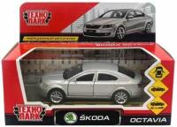 Легковой автомобиль Skoda Octavia, 12 см, серебристый