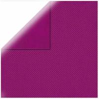 Бумага для скрапбукинга Rayher "Double dot", пурпурно-красная, двухсторонняя, 30,5х30,5 см