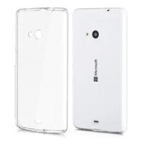 Силиконовый чехол накладка прозрачный для Nokia Lumia 535