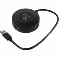 USB HUB, хаб 3.0 Smartbuy на 4 порта (SBHA-7314-B) черный