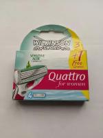 Кассеты для бритвы Wilkinson Quattro Women, 4 штуки