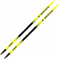 Лыжи беговые BRADOS LS Sport (желтый/черный) (195)