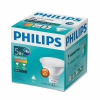 Лампа Светодиодная Philips 5Вт Софит Essential LED MR16 GU5.3 угол 120° 220В 2700К, уп. 1шт