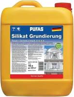 Грунтовка PUFAS Silikat Grundierung, 11.4 кг, 10 л, прозрачный