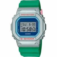 Наручные часы CASIO G-Shock DW-5600EU-8A3, серый, зеленый