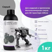 Фотополимерная смола HARZ Labs Model Resin Form2, серый (1л)