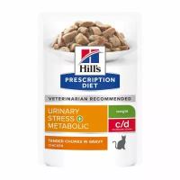 Пауч Hill's Prescription Diet c/d Metabolic Urinary Stress + Weight Care Chicken, 85гр