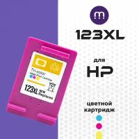 Картридж для принтера, струйный 123XLColor (цветной) для HP DeskJet 1110/2130/2132/2134/2620/2630/2632/3630/3639/3830/3832 и др. совместимый Inkmaster