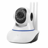 Беспроводная ip камера видеонаблюдения wifi 325 /камера для дома с обзором 360 ночной съемкой и датчиком движения
