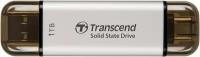 Внешний накопитель SSD Transcend TS1TESD310S 1TB USB-C/A 3.2 Gen 2 Серебряный (TS1TESD310S)