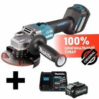 УШМ MAKITA XGT аккумуляторная GA023GZ + АКБ 4.0Ач. и ЗУ 191J67