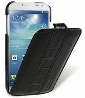 Чехол Melkco Jacka Type для Samsung Galaxy S4 I9500/i9505 под крокодила винтажный черный