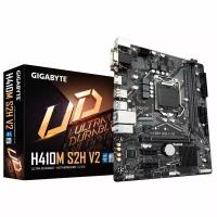 Материнская плата Gigabyte H410M S2H V2 (LGA1200/H410/2xDDR4/1xPCI-Ex16/2xPCI-Ex1/M.2/SB7.1/GLAN/D-Sub/DVI/HDMI/mATX)