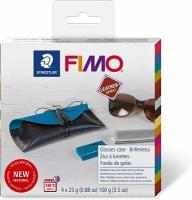 Набор FIMO leather-effect Футляр для очков из 4-х блоков по 25 г