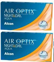 Контактные линзы Alcon Air Optix Night & Day Aqua, 3 шт