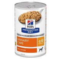 Hills Prescription Diet c/d multicare диетический влажный корм для собак для профилактики образования струвитных камней (МКБ), с курицей, в консервах - 370 г х 6 шт