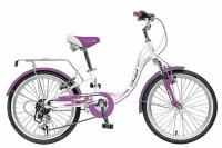 Детский велосипед Novatrack Angel 6 sp. 20" (2019) 20 Белый (115-128 см)