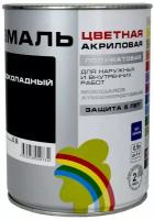 Эмаль цветная полуматовая COLORS шоколадный 0,9 л