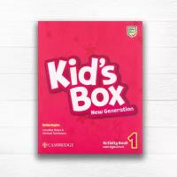 Kid's Box New Generation 1 Activity Book with Digital Pack, рабочая тетрадь по английскому языку с кодом доступа