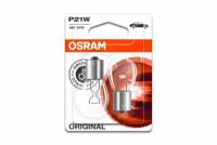 Лампа автомобильная накаливания OSRAM Original line 7506-02B P21W 12V 21W BA15s 3200K 2 шт
