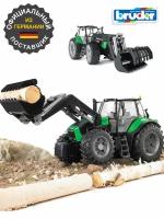 Брудер, Трактор Deutz Agrotron X720 с погрузчиком, Bruder