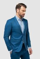 Приталенный пиджак мужской Kanzler 265087 голубой, размер 50