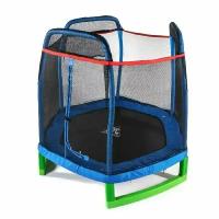 Каркасный батут DFC Jump Kids 7FT 210х210х40 см, синий