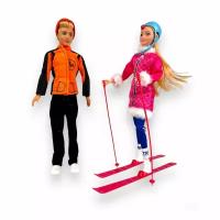 Куклы"Барби и Кен на лыжах"