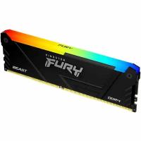 Оперативная память Kingston FURY Beast Black DDR4 DIMM RGB 16Gb, 3200Mhz (KF432C16BB12A/16)