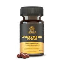 Коэнзим Q10 60 мг 60 капсул MISHIDO убихинон Coenzyme Q10 спортивные витамины для сердца и сосудов, мозга, кожи, волос, похудения, антиоксиданты