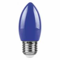 Лампа светодиодная Feron LB-376 E27 230В 1Вт синий 25925