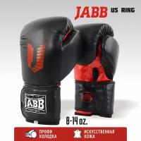 Перчатки бокс.(иск.кожа) Jabb JE-4081/US Ring черный 10ун