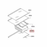 Ящик холодильника Bosch KGN36VW/KGN39VL (11019245)