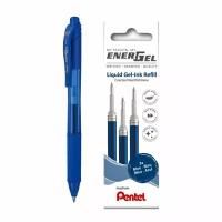 Стержни Pentel Синие, диаметр 0,7 мм, LR7-3C-PROMO, 3 шт, с ручкой