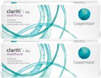 Clariti 1 Day Multifocal +1.00 / HIGH (ADD от +2.50 до +3.00) / 14.1 / 8.6, 60 штук (2 пачки по 30 линз) мультифокальные ежедневные Кларити 1 Дэй Мультифокал