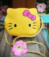 Сумка детская Hello Kitty сумочка с кошечкой на лямке желтая