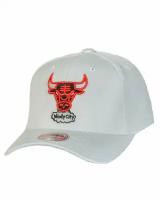 Бейсболка с изогнутым козырьком Mitchell and Ness Spot Lights Stretch Chicago Bulls Grey