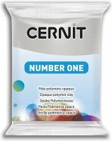 Запекаемая полимерная глина (полимерная пластика, полимерный моделин) Cernit Number One 56г (№150) цвет серый
