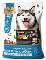 Сухой корм Grand Dog Regular на основе рубца для взрослых собак крупных и средних пород 4,5 кг