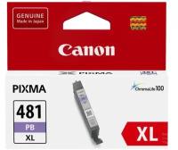 Картридж Canon CLI-481PB XL (2048C001), 4710 стр, светло-голубой