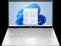 Ноутбук HP Pavilion x360 14-ek1006nia 14 (1920x1080) IPS сенсорный/Intel Core i5-1335U/8ГБ DDR4/512ГБ SSD/Iris Xe Graphics/Win 11 Home серебристый (7Z