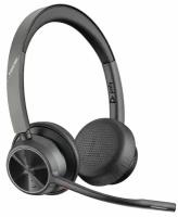 Гарнитура беспроводная/ VOYAGER 4320 UC,V4320-M (COMPUTER & MOBILE) MICROSOFT TEAMS CERTIFIED, USB-A, STEREO BLUETOOTH HEADSET, WITHOUT CHARGE STA