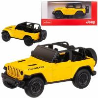 Машина металлическая 1:43 JEEP Wrangler Rubicon, цвет желтый 59000Y