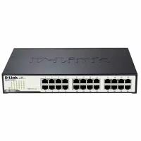 D-Link DGS-1024D Неуправляемый коммутатор с 24 портами 10/100/1000Base-T и функцией энергосбережения