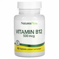 Natures Plus Vitamin B-12 500 мкг 90 табл (Natures Plus)