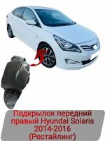 Подкрылок передний правый Hyundai Solaris 2014-2016