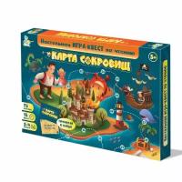 Игра настольная "Карта Сокровищ" Квест по чтению